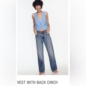 Zara new vest size 2